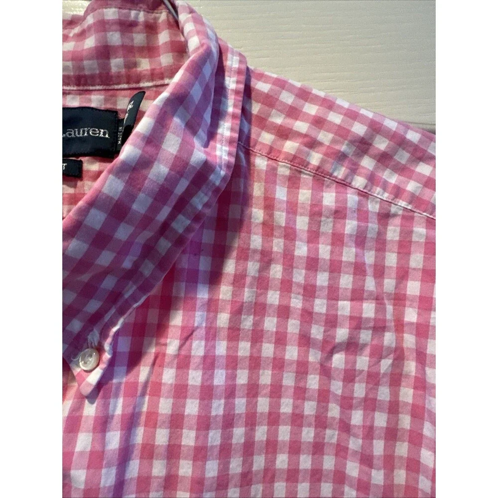 Ralph Lauren Oxford Shirt Mens 4XLT Pink Flesh Pony Button Down Classic - Picture 4 of 7